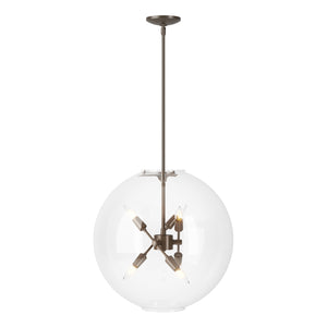 Hubbardton Forge - 134410-SKT-MULT-05-ZM0497 - Six Light Pendant - Sfera - Bronze