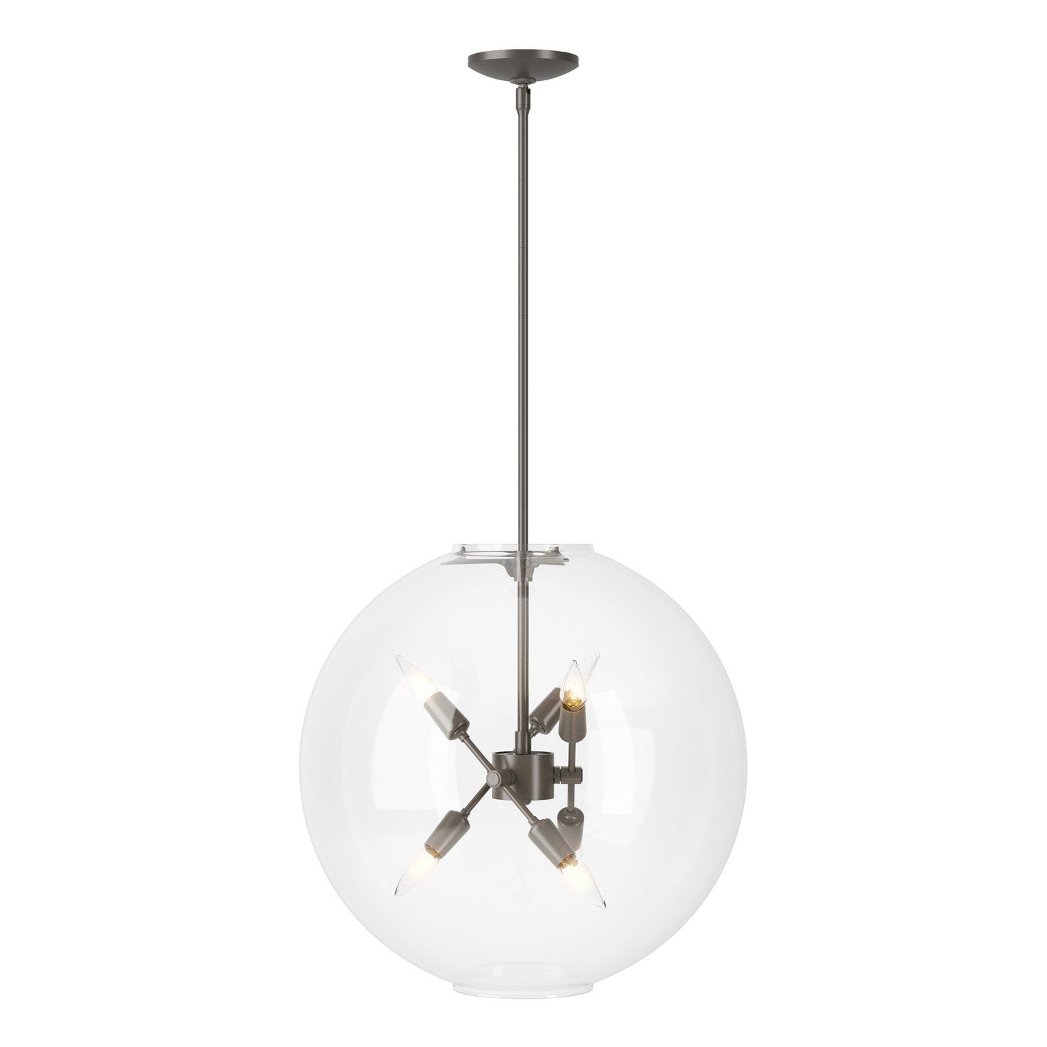 Hubbardton Forge - 134410-SKT-MULT-07-ZM0497 - Six Light Pendant - Sfera - Dark Smoke