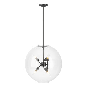 Hubbardton Forge - 134410-SKT-MULT-10-ZM0497 - Six Light Pendant - Sfera - Black