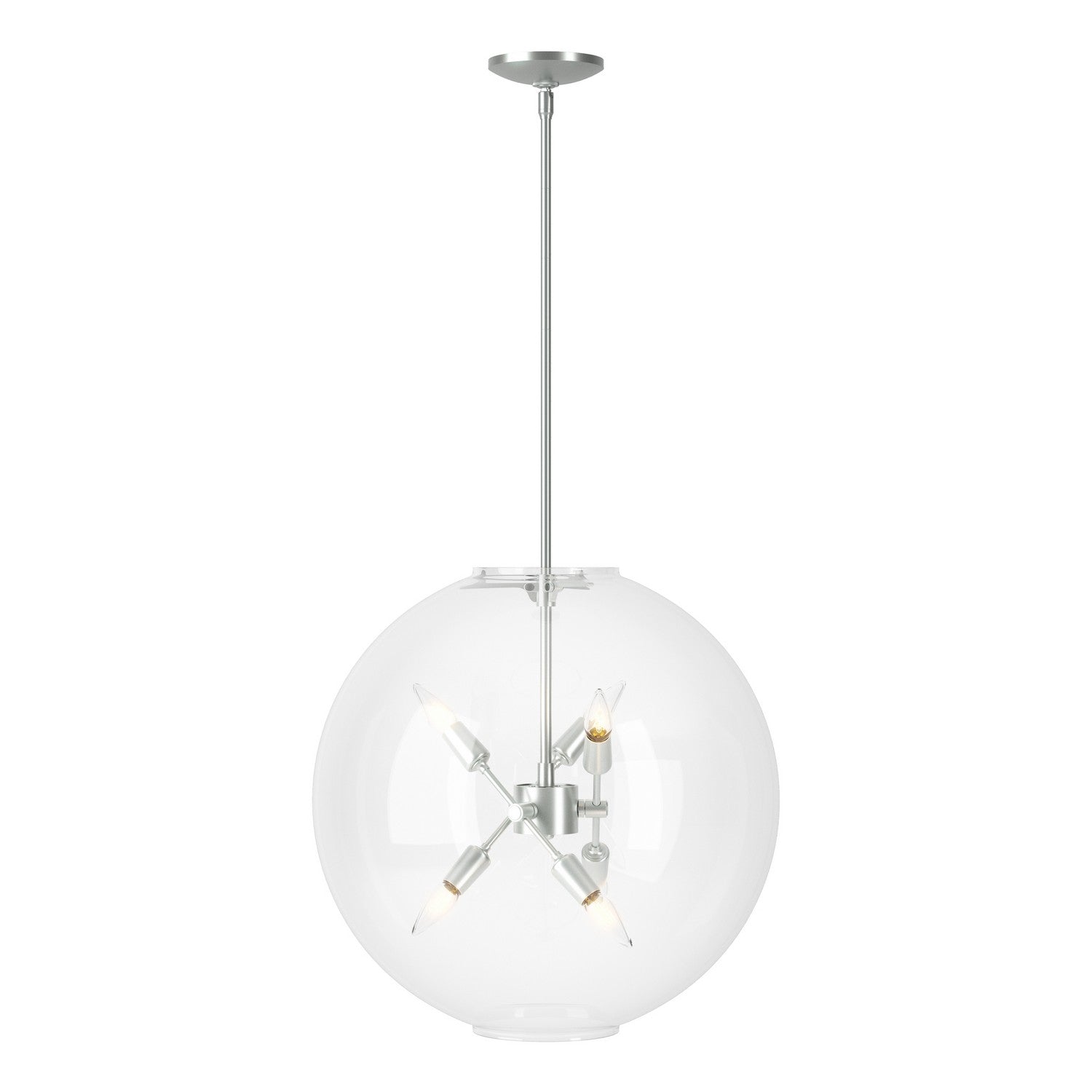 Hubbardton Forge - 134410-SKT-MULT-82-ZM0497 - Six Light Pendant - Sfera - Vintage Platinum