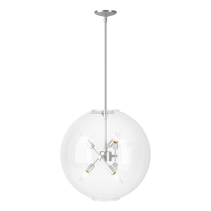 Hubbardton Forge - 134410-SKT-MULT-82-ZM0497 - Six Light Pendant - Sfera - Vintage Platinum