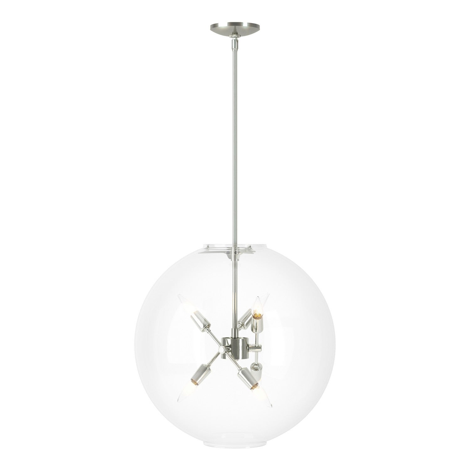 Hubbardton Forge - 134410-SKT-MULT-85-ZM0497 - Six Light Pendant - Sfera - Sterling