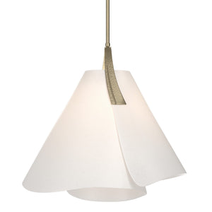 Hubbardton Forge - 134501-SKT-MULT-84-SH1992 - One Light Pendant - Mobius - Soft Gold