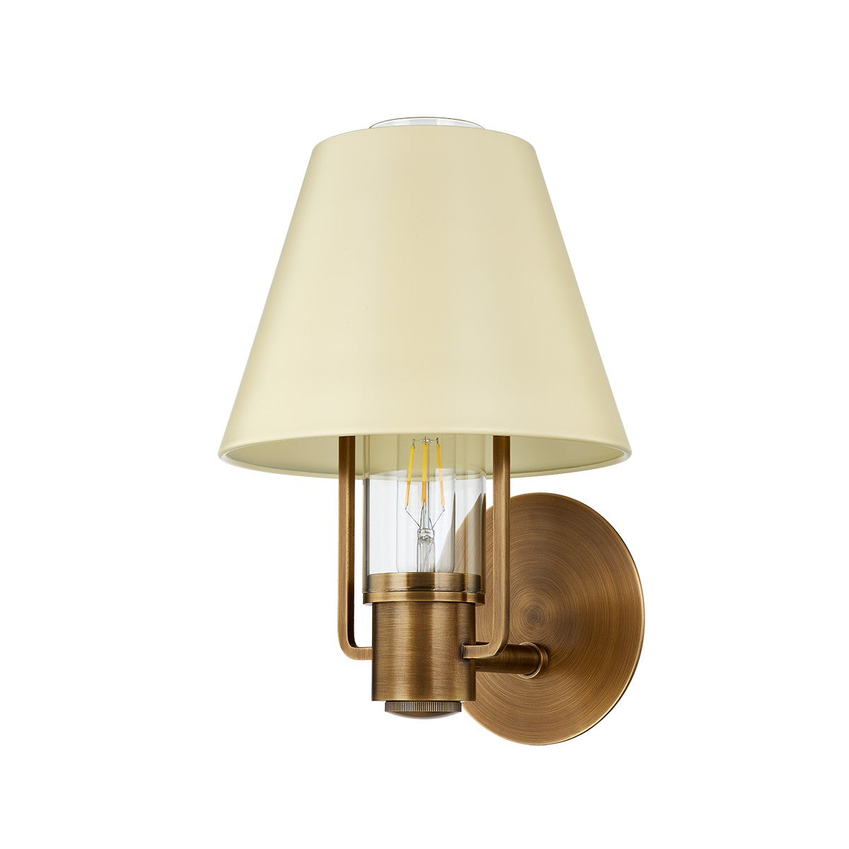 Troy Lighting - B1613-PBR/SSD - One Light Wall Sconce - Kindle - Patina Brass