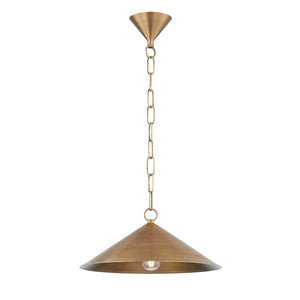 Troy Lighting - F1915-PBR - One Light Pendant - Midvale - Patina Brass