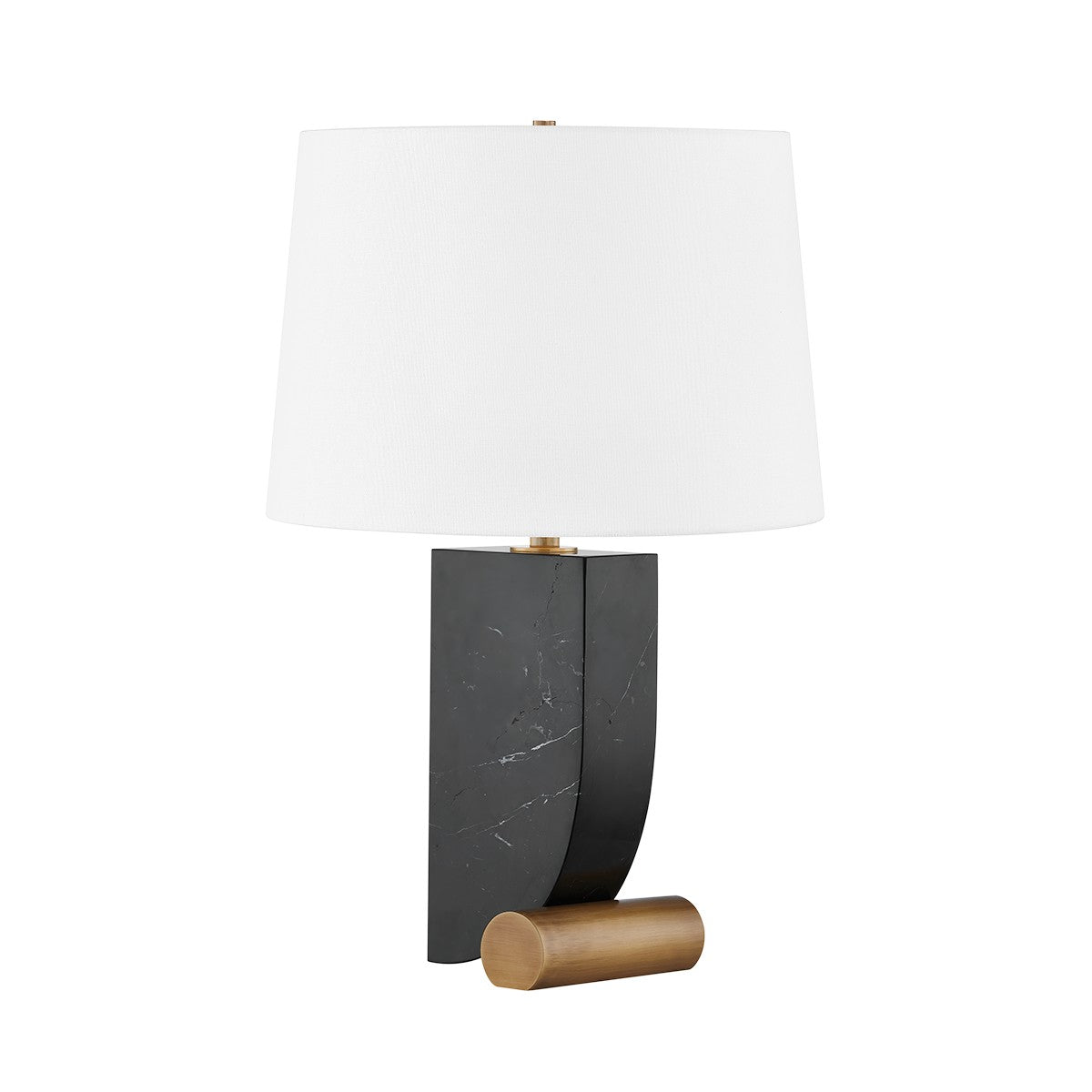 Troy Lighting - PTL1124-PBR - One Light Table Lamp - Yellowstone - Pbt