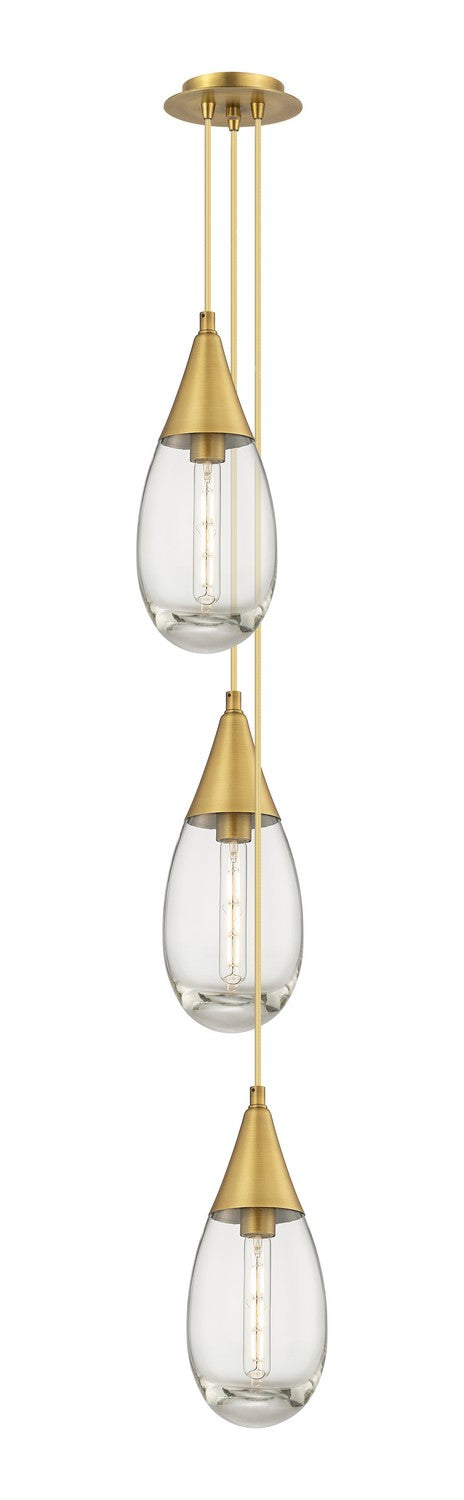 Innovations - 103-450-1P-BB-G450-6CL - LED Pendant - Downtown Urban - Brushed Brass