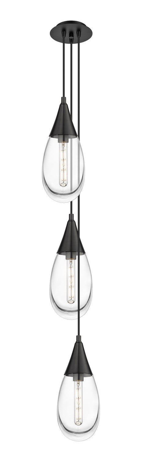 Innovations - 103-450-1P-BK-G450-6CL - LED Pendant - Downtown Urban - Matte Black