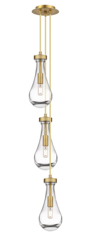 Innovations - 103-451-1P-BB-G451-5CL - LED Pendant - Downtown Urban - Brushed Brass