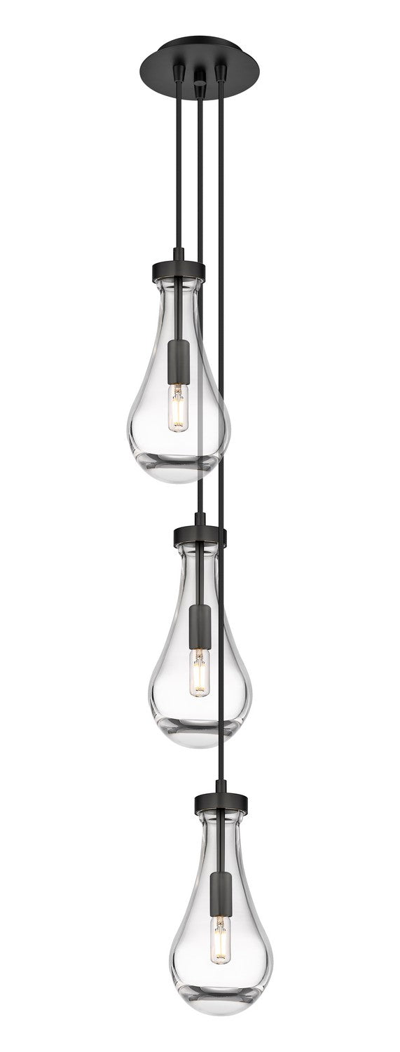 Innovations - 103-451-1P-BK-G451-5CL - LED Pendant - Downtown Urban - Matte Black