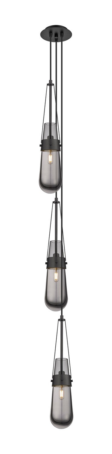 Innovations - 103-452-1P-BK-G452-4SM - LED Pendant - Downtown Urban - Matte Black