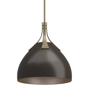 Hubbardton Forge - 134502-SKT-MULT-84-14 - One Light Pendant - Summit - Soft Gold