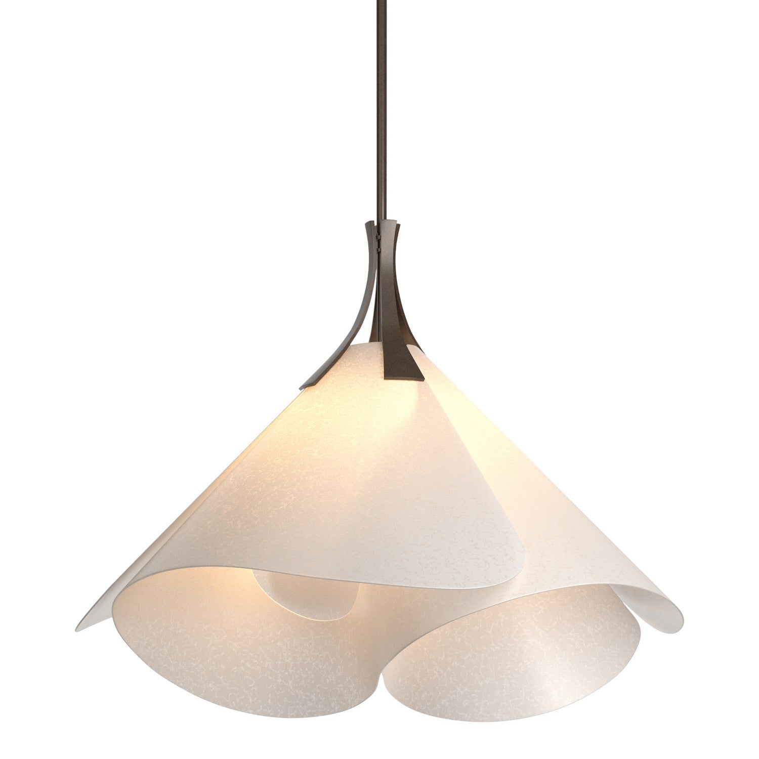 Hubbardton Forge - 134503-SKT-MULT-05-SH1990 - One Light Pendant - Mobius - Bronze