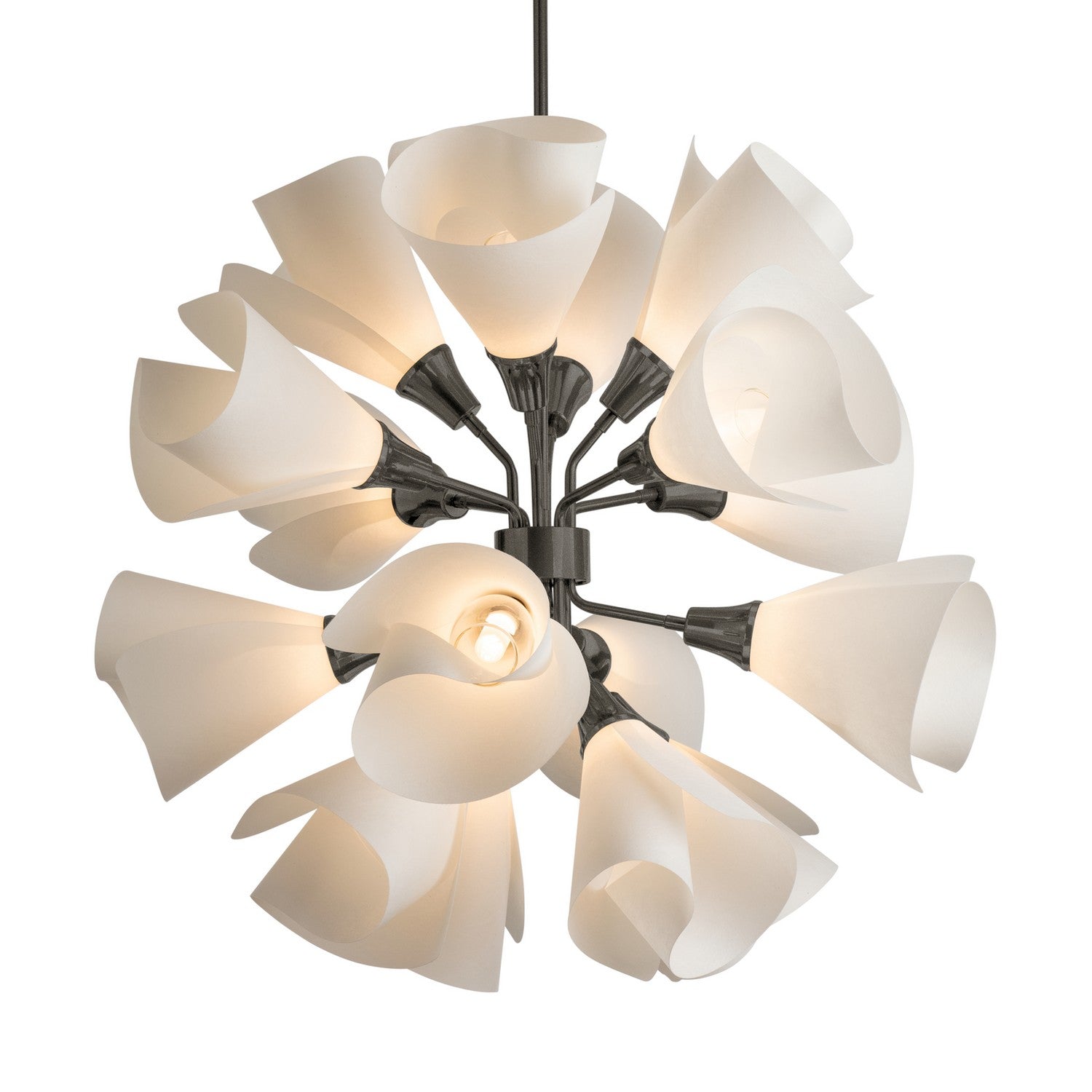 Hubbardton Forge - 134506-SKT-MULT-14-SH1987 - Mobius 16-Light Orb Pendant - Mobius - Oil Rubbed Bronze