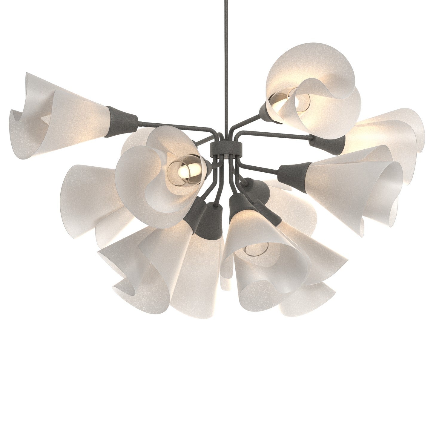 Hubbardton Forge - 134510-SKT-MULT-20-SH1987 - Mobius 12-Light Pendant - Mobius - Natural Iron