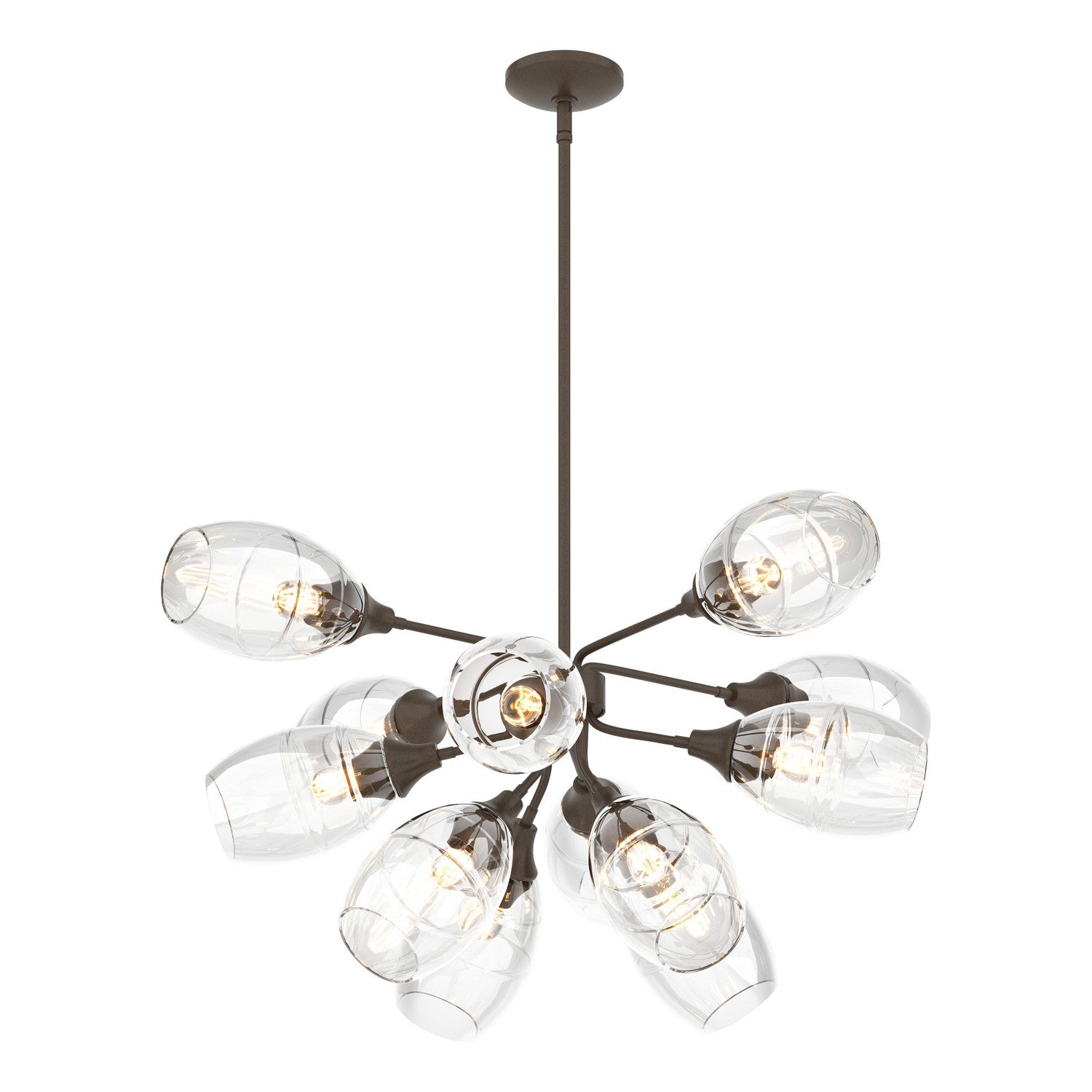 Hubbardton Forge - 134515-SKT-MULT-05-ZM0621 - 12 Light Pendant - Ensemble - Bronze