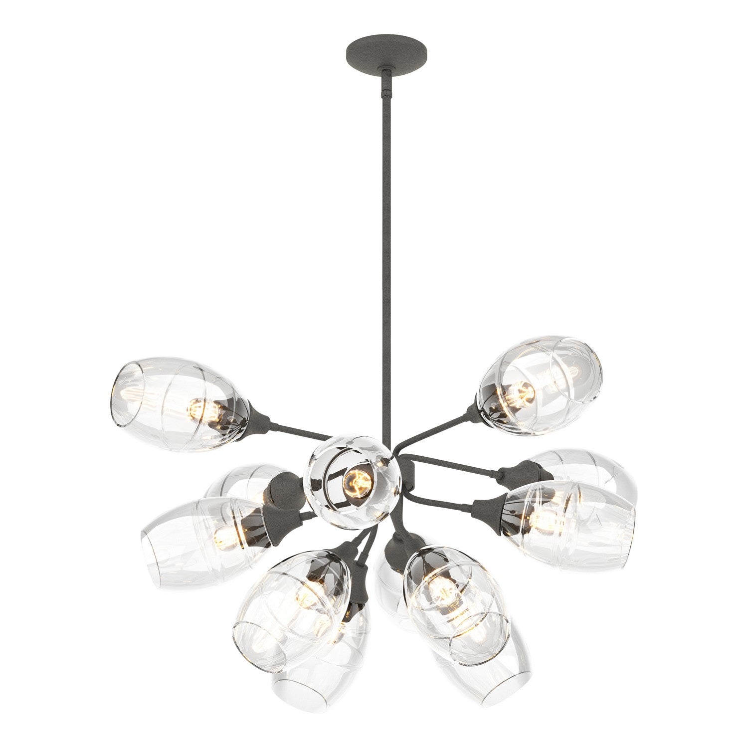 Hubbardton Forge - 134515-SKT-MULT-20-ZM0621 - 12 Light Pendant - Ensemble - Natural Iron