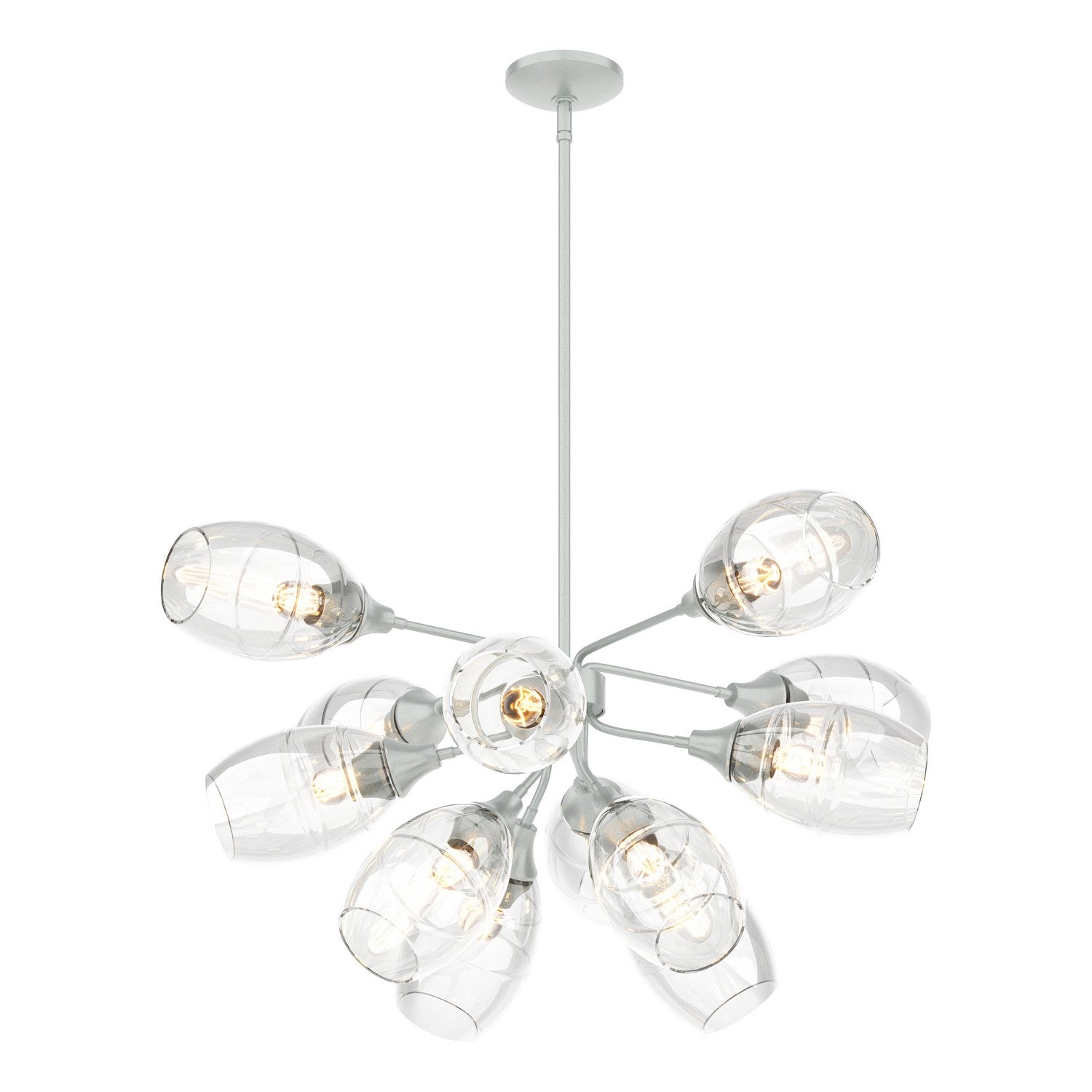 Hubbardton Forge - 134515-SKT-MULT-82-ZM0621 - 12 Light Pendant - Ensemble - Vintage Platinum