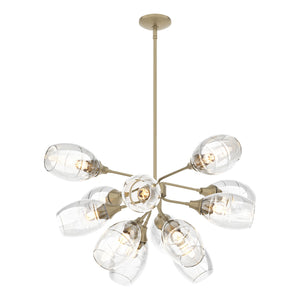 Hubbardton Forge - 134515-SKT-MULT-84-ZM0621 - 12 Light Pendant - Ensemble - Soft Gold