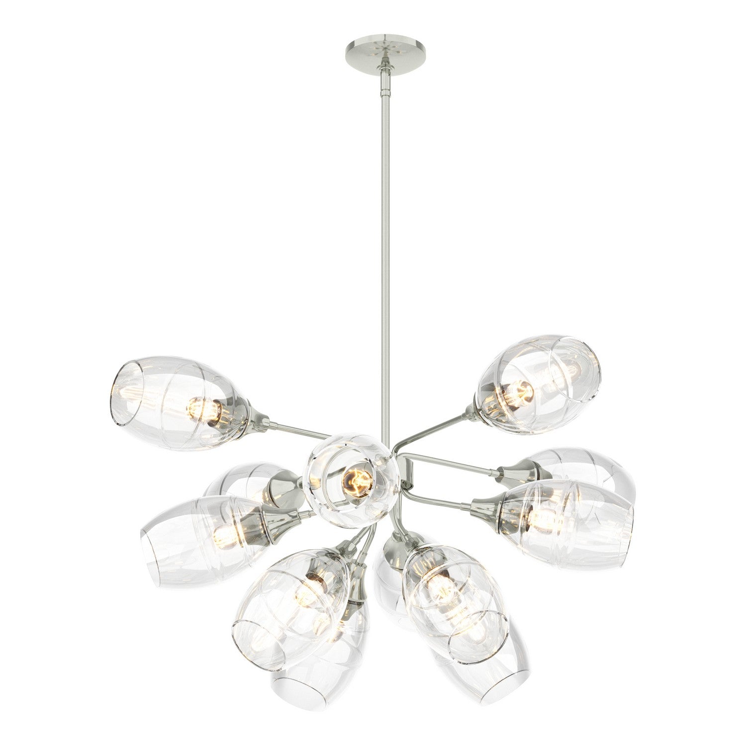 Hubbardton Forge - 134515-SKT-MULT-85-ZM0621 - 12 Light Pendant - Ensemble - Sterling