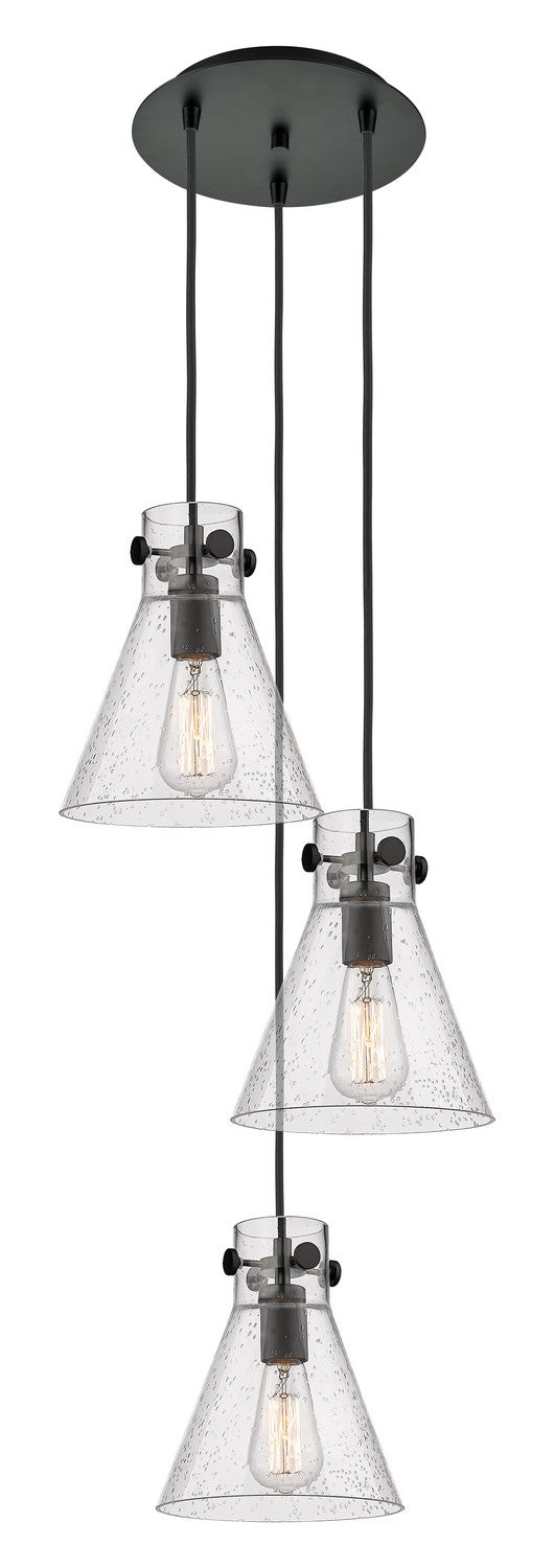 Innovations - 113-410-1PS-BK-G411-8SDY - LED Pendant - Downtown Urban - Matte Black