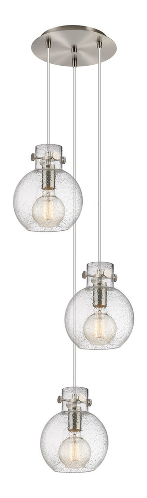 Innovations - 113-410-1PS-SN-G410-8SDY - Two Light Pendant - Newton - Brushed Satin Nickel