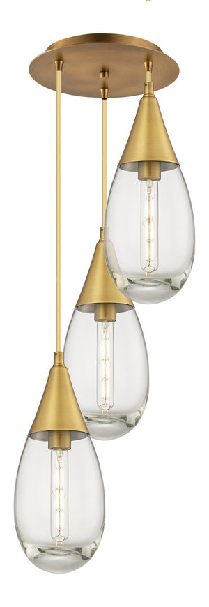 Innovations - 113-450-1P-BB-G450-6CL - LED Pendant - Downtown Urban - Brushed Brass