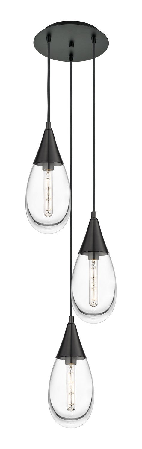 Innovations - 113-450-1P-BK-G450-6CL - LED Pendant - Downtown Urban - Matte Black