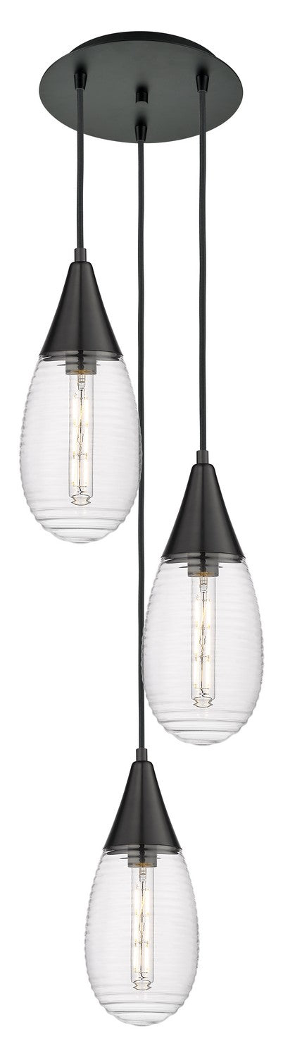 Innovations - 113-450-1P-BK-G450-6SCL - LED Pendant - Downtown Urban - Matte Black