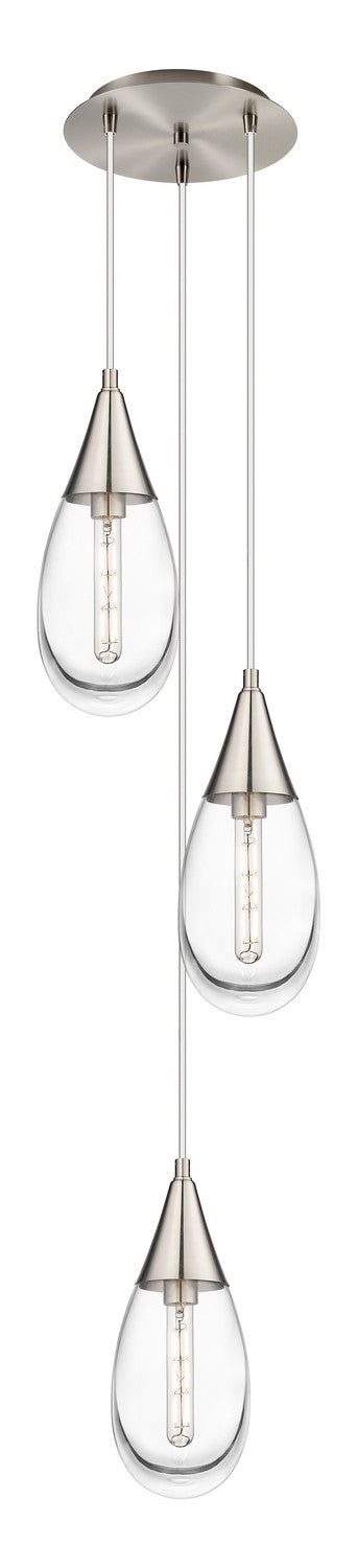 Innovations - 113-450-1P-SN-G450-6CL - LED Pendant - Downtown Urban - Brushed Satin Nickel