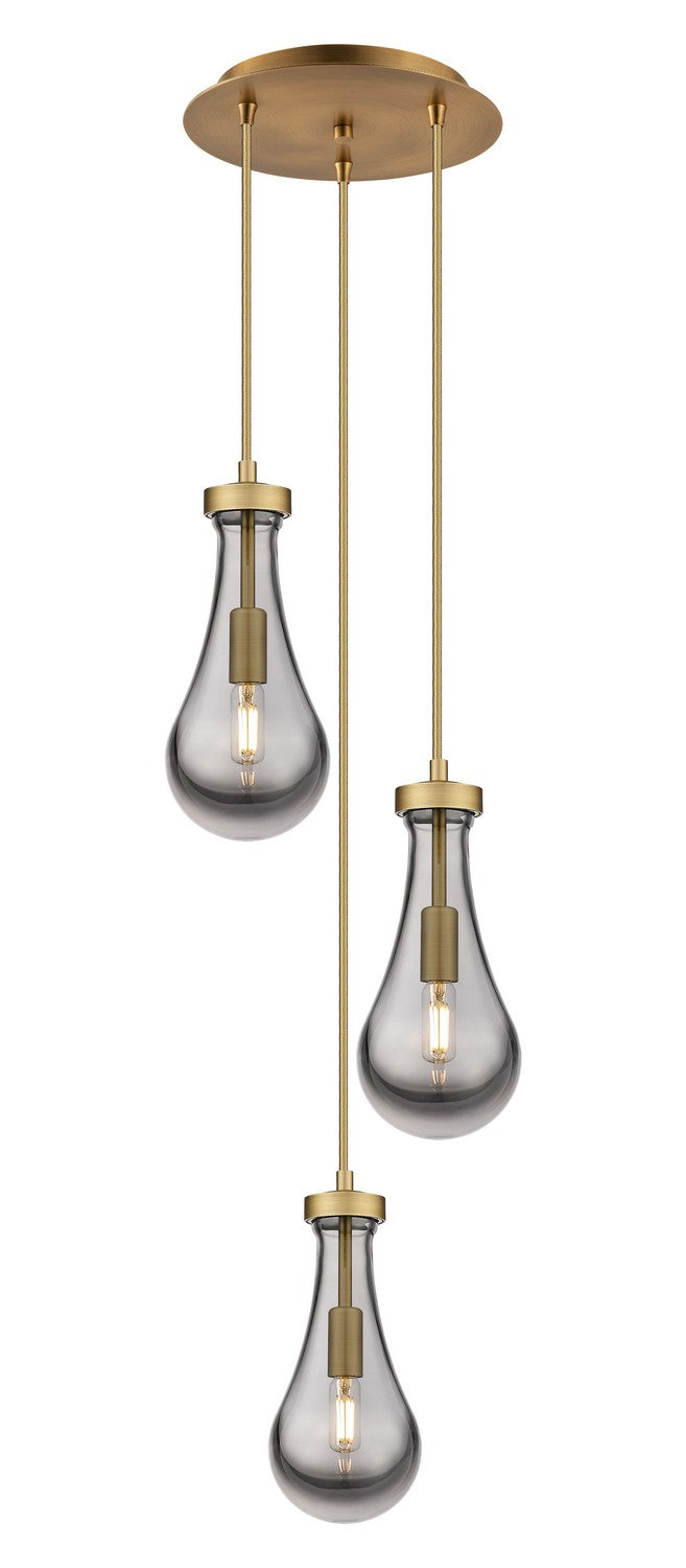 Innovations - 113-451-1P-BB-G451-5SM - LED Pendant - Downtown Urban - Brushed Brass