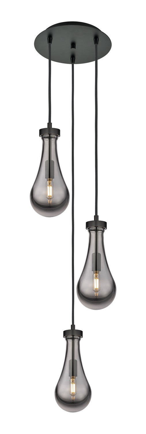 Innovations - 113-451-1P-BK-G451-5SM - LED Pendant - Downtown Urban - Matte Black