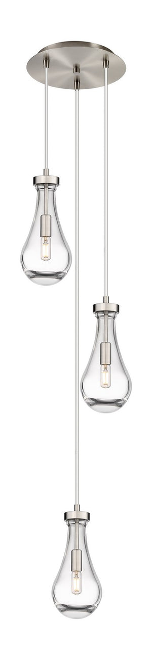 Innovations - 113-451-1P-SN-G451-5CL - LED Pendant - Downtown Urban - Brushed Satin Nickel