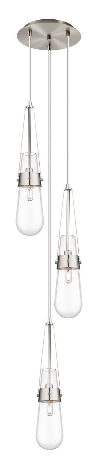 Innovations - 113-452-1P-SN-G452-4CL - LED Pendant - Downtown Urban - Brushed Satin Nickel