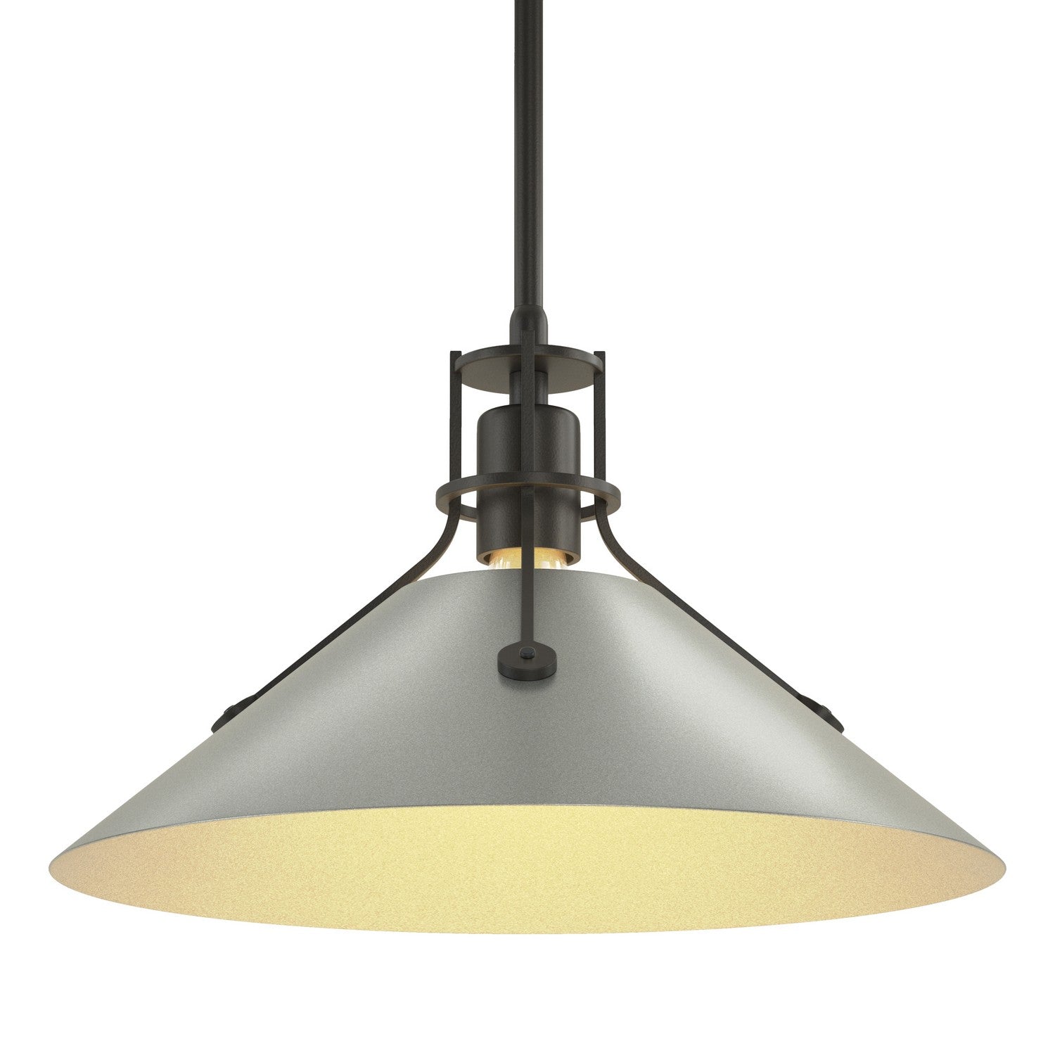Hubbardton Forge - 134550-SKT-MULT-10-82 - Henry Medium Steel Shade Pendant - Henry - Black