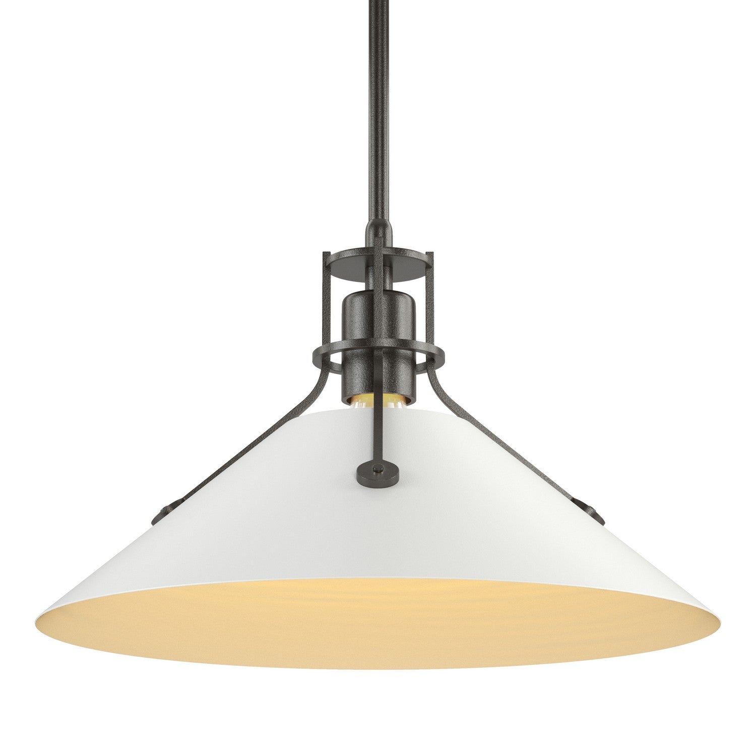Hubbardton Forge - 134550-SKT-MULT-14-02 - Henry Medium Steel Shade Pendant - Henry - Oil Rubbed Bronze