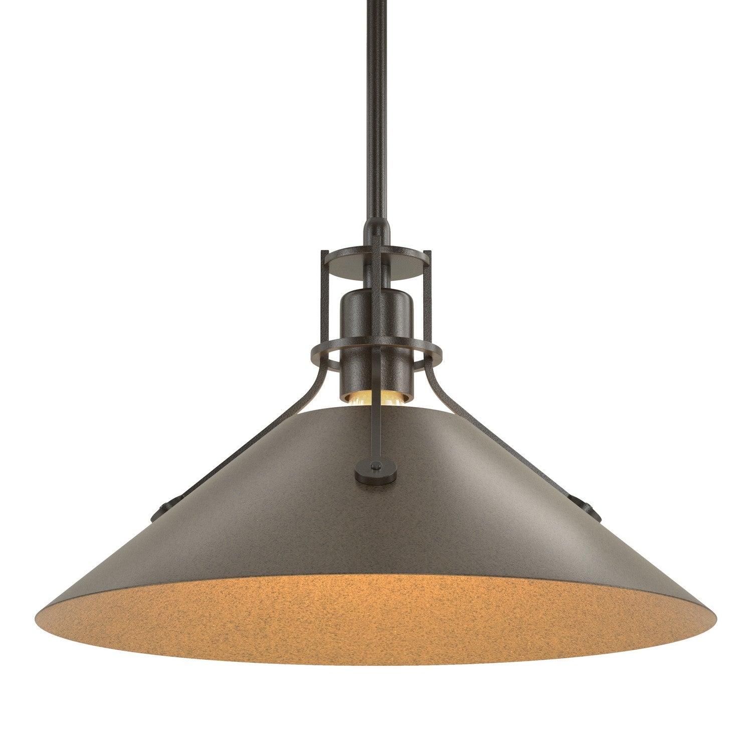 Hubbardton Forge - 134550-SKT-MULT-14-05 - Henry Medium Steel Shade Pendant - Henry - Oil Rubbed Bronze