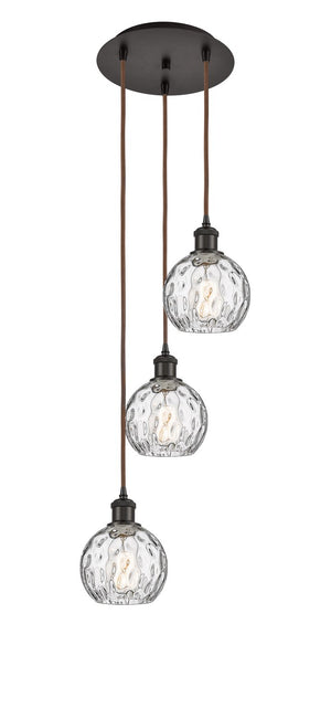 Innovations - 113B-3P-OB-G1215-6 - Three Light Pendant - Ballston - Oil Rubbed Bronze