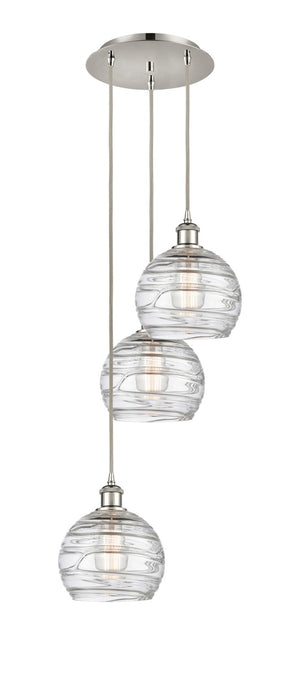 Innovations - 113B-3P-PN-G1213-8 - Three Light Pendant - Ballston - Polished Nickel