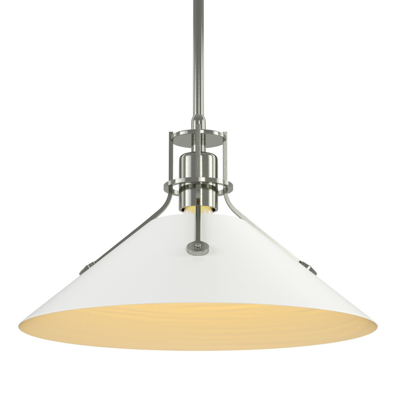 Hubbardton Forge - 134550-SKT-MULT-85-02 - Henry Medium Steel Shade Pendant - Henry - Sterling