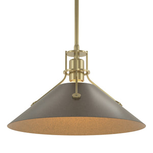 Hubbardton Forge - 134550-SKT-MULT-86-05 - One Light Pendant - Henry - Modern Brass