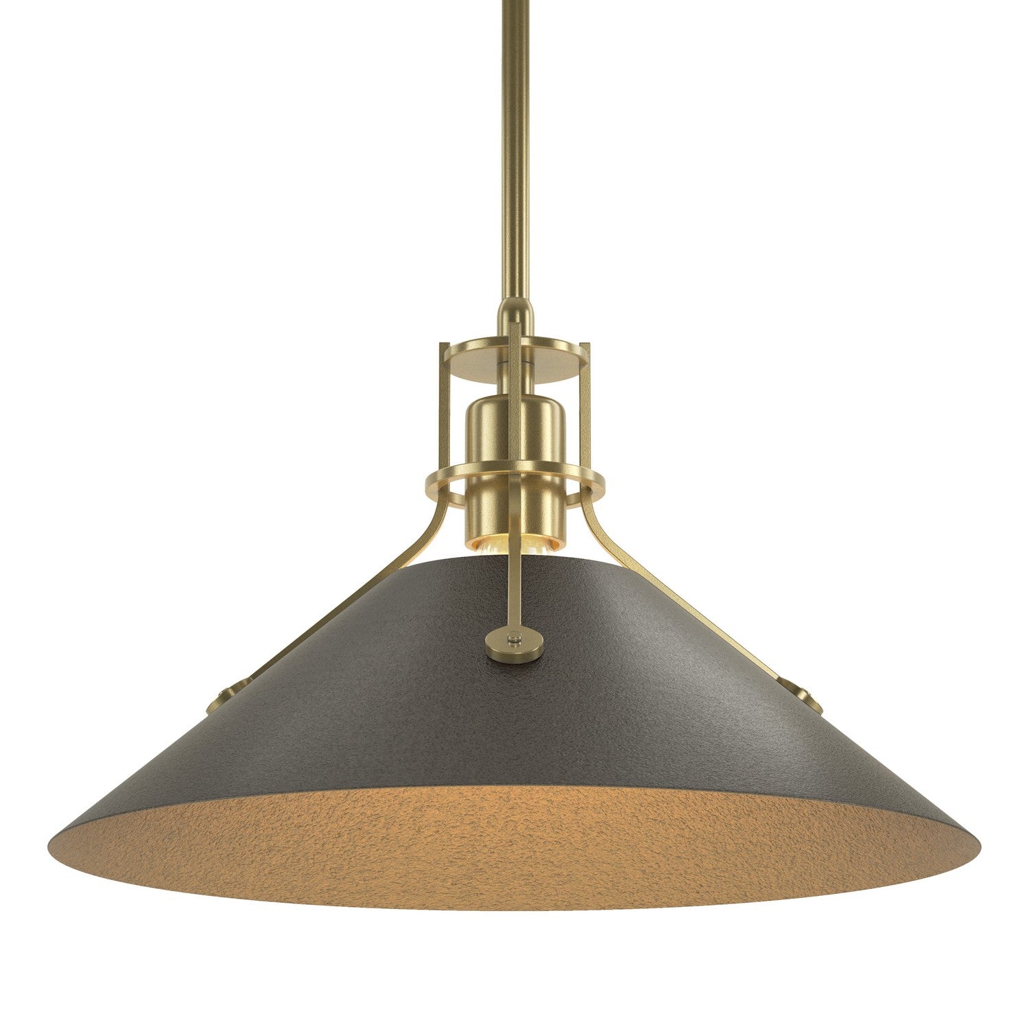 Hubbardton Forge - 134550-SKT-MULT-86-14 - One Light Pendant - Henry - Modern Brass