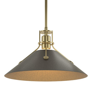 Hubbardton Forge - 134550-SKT-MULT-86-14 - One Light Pendant - Henry - Modern Brass