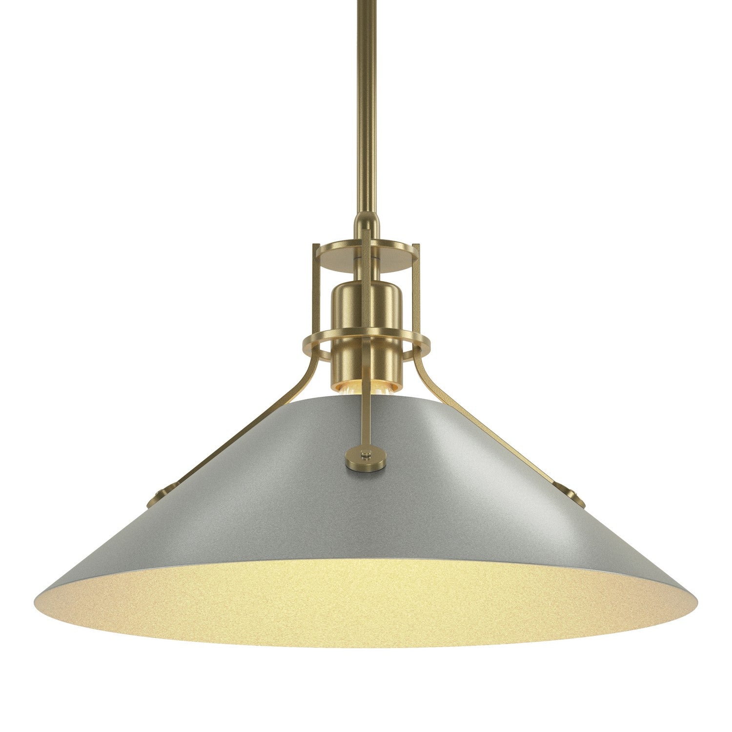 Hubbardton Forge - 134550-SKT-MULT-86-82 - One Light Pendant - Henry - Modern Brass