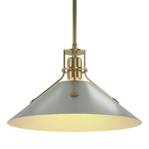 Hubbardton Forge - 134550-SKT-MULT-86-82 - One Light Pendant - Henry - Modern Brass