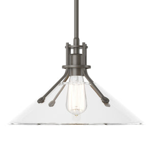Hubbardton Forge - 134553-SKT-MULT-07-ZM0686 - One Light Pendant - Henry - Dark Smoke
