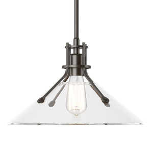 Hubbardton Forge - 134553-SKT-MULT-14-ZM0686 - One Light Pendant - Henry - Oil Rubbed Bronze