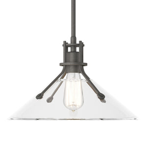 Hubbardton Forge - 134553-SKT-MULT-20-ZM0686 - One Light Pendant - Henry - Natural Iron