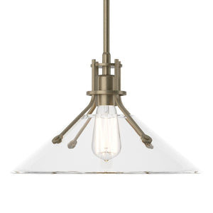 Hubbardton Forge - 134553-SKT-MULT-84-ZM0686 - One Light Pendant - Henry - Soft Gold