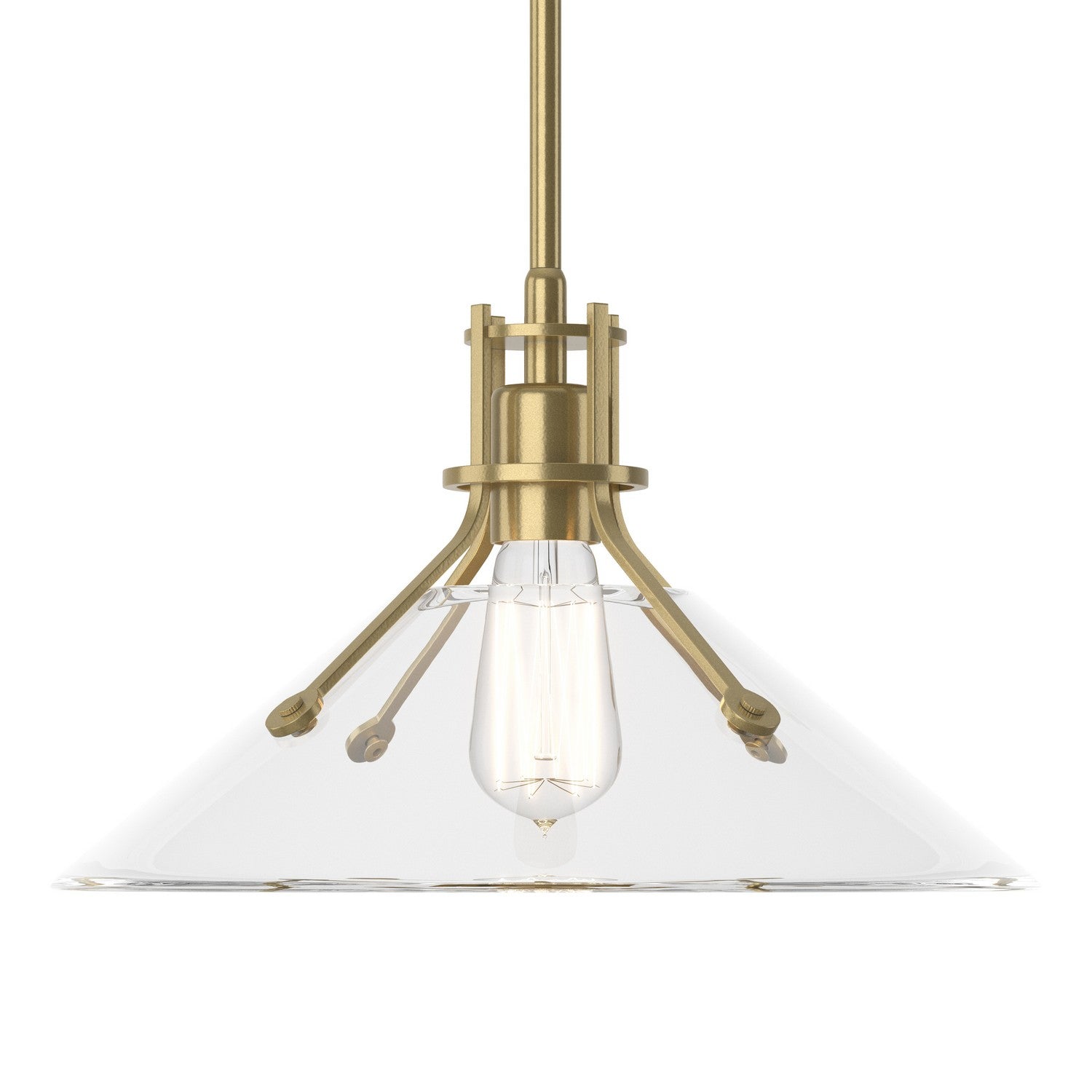 Hubbardton Forge - 134553-SKT-MULT-89-ZM0686 - Henry Medium Glass Shade Pendant - Henry - Ink